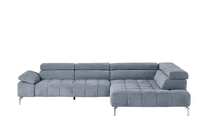 Lounge Collection Ecksofa blau - Webstoff