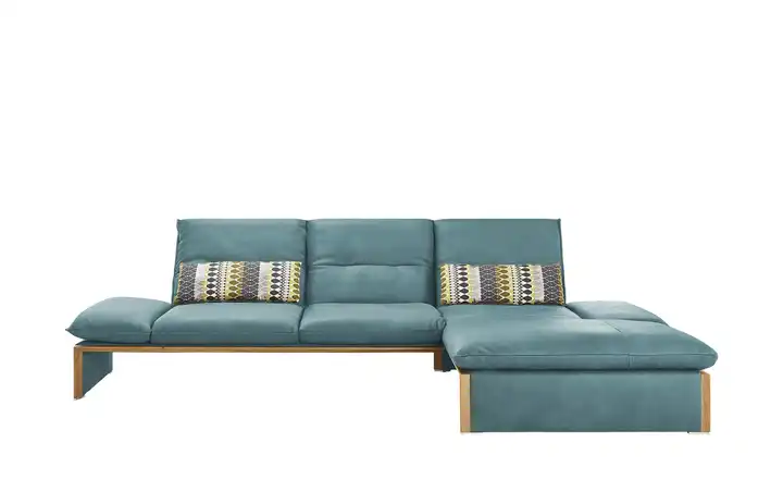 KOINOR Leder-Ecksofa mit Massivholzrahmen aus Wildeiche Humfrey