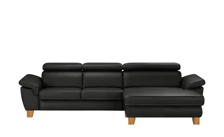  Leder-Ecksofa  Indra