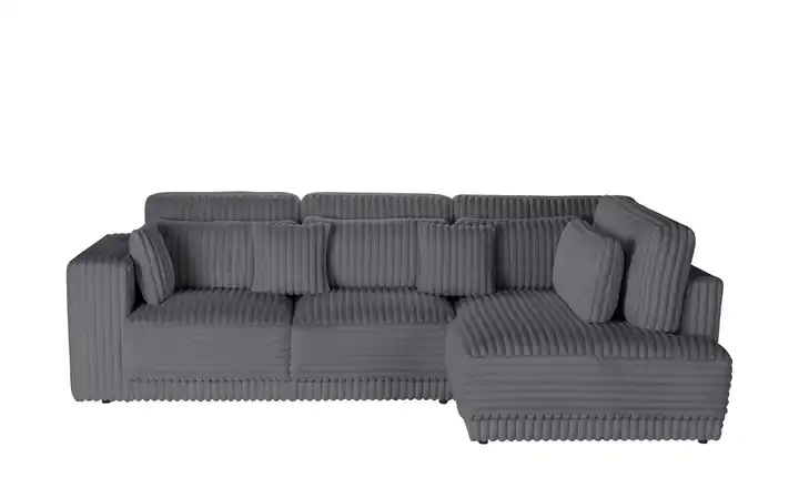  Ecksofa  in modernem Breitcord Torrino