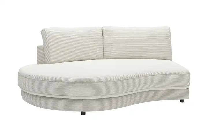 Jette Home Element Abschluss rund links in Cord Modulsofa Sila