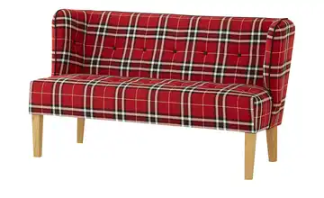 switch Küchensofa Webstoff Astonia 180 cm Rot, Schwarz, Weiß Webstoff grob