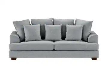 SOHO Sofa hellgrau - Webstoff Franka