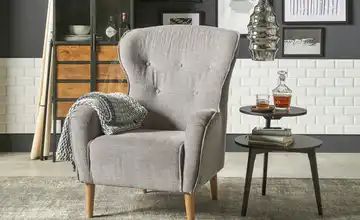 Sessel grau - Stoff Ellinor SOHO