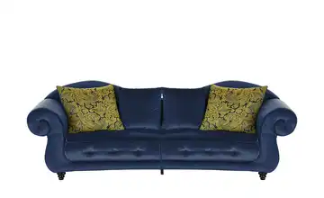 Design Big Sofa blau - Mikrofaser Nobody Blau