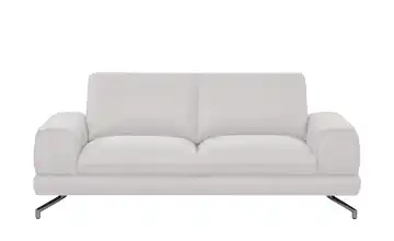 smart Sofa weiß - Webstoff Bonika Flachgewebe 2,5 Wollweiß