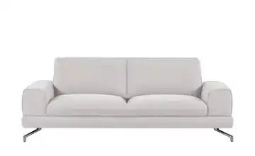 smart Sofa weiß - Webstoff Bonika Flachgewebe 3 Wollweiß