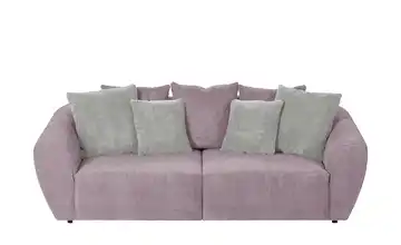 smart Big Sofa altrosa - Cordstoff Saturo Cordstoff Altrosa Farbe Zierkissen Beige