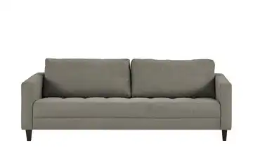 smart Sofa grau-braun - Flachgewebe Gerd