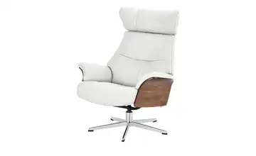 Relaxsessel weiß - Leder Air Spezielle Maße: Rückenhöhe: 58 cm, Spezielle Maße: Rückenhöhe: 58 cm 43, Sitzhöhe: 43 cm Weiß