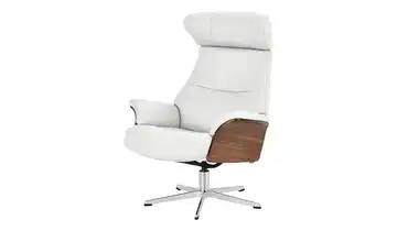 Relaxsessel weiß - Leder Air Spezielle Maße: Rückenhöhe: 63 cm, Spezielle Maße: Rückenhöhe: 63 cm 47, Sitzhöhe: 47 cm Weiß