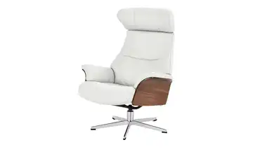 Relaxsessel weiß - Leder Air Spezielle Maße: Rückenhöhe: 63 cm, Spezielle Maße: Rückenhöhe: 63 cm 43, Sitzhöhe: 43 cm Weiß