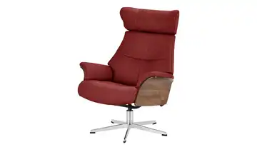 Relaxsessel rot - Leder Air Spezielle Maße: Rückenhöhe: 58 cm, Spezielle Maße: Rückenhöhe: 58 cm 47, Sitzhöhe: 47 cm Rot