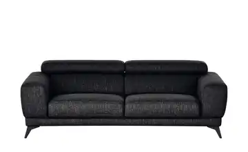 smart Sofa schwarz - Webstoff Opera 3 Schwarz