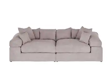 smart Big Sofa Lianea Cordstoff Altrosa