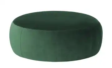 pop Samt Hocker Amadi 105 cm Smaragdgrün