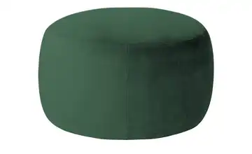pop Samt Hocker Amadi 60 cm Smaragdgrün