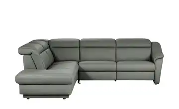 himolla Ecksofa Leder 9707 Dunkelgrau links Erweiterte Funktion