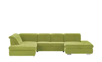 Lounge Collection Wohnlandschaft mit verschiedenen Funktionen Spencer links Grün Erweiterte Funktion