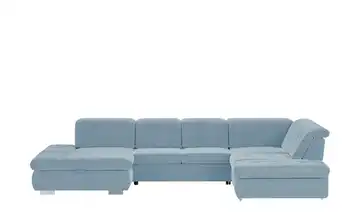 Lounge Collection Wohnlandschaft mit verschiedenen Funktionen Spencer rechts Hellblau Grundfunktion