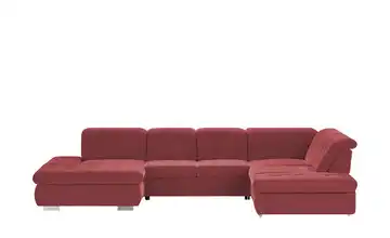 Lounge Collection Wohnlandschaft mit verschiedenen Funktionen Spencer rechts Rot Grundfunktion