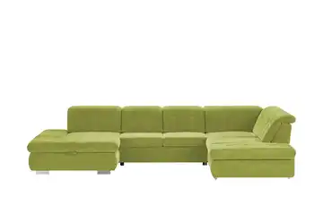 Lounge Collection Wohnlandschaft mit verschiedenen Funktionen Spencer rechts Grün Grundfunktion