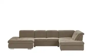 Lounge Collection Wohnlandschaft mit verschiedenen Funktionen Spencer rechts Hellbraun Grundfunktion