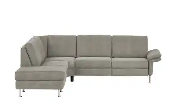 Diva Ecksofa Diva Silbergrau links Grundfunktion