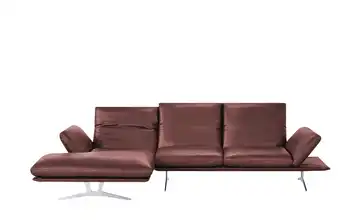 KOINOR Ecksofa Francis Dunkelrot links 2,5