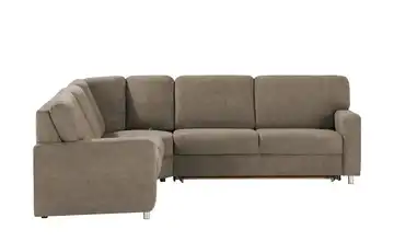 smart Ecksofa Valencia Schlamm links Erweiterte Funktion Armlehne A1