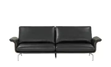 Nils Olsen Ledersofa aus Echtleder Alva Schwarz 3