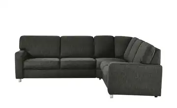 smart Ecksofa Valencia Schwarz Armlehne A1 rechts ohne