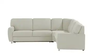 smart Ecksofa Valencia Silbergrau Armlehne A4 rechts Erweiterte Funktion