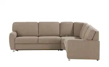 smart Ecksofa Valencia Moccabraun Armlehne A4 rechts Erweiterte Funktion