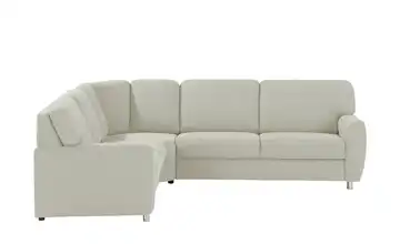 smart Ecksofa Valencia links Silbergrau Armlehne A4 ohne