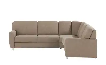 smart Ecksofa Valencia Moccabraun Armlehne A4 rechts ohne