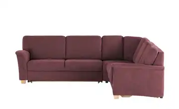 smart Ecksofa Valencia rechts Bordeauxrot Armlehne A2 Erweiterte Funktion