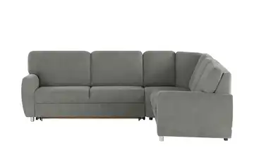 smart Ecksofa Valencia Hellgrau Armlehne A4 rechts Erweiterte Funktion