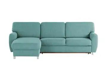 smart Ecksofa Valencia Petrol Armlehne A4 links Erweiterte Funktion