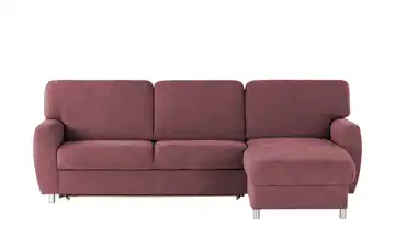 smart Ecksofa Valencia Bordeauxrot Armlehne A4 rechts Erweiterte Funktion