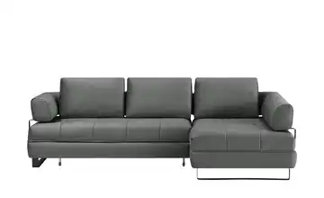 switch Ecksofa in Lederoptik Havana Grau rechts Erweiterte Funktion