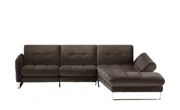 JOOP! Ecksofa mit Relaxfunktion Move 8152 Moccabraun rechts