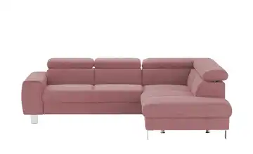 uno Ecksofa Los Angeles  Rosa rechts Grundfunktion