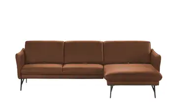 himolla Ecksofa Leder 1928 rechts Braun