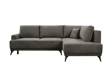 Ecksofa Lima Anthrazit rechts