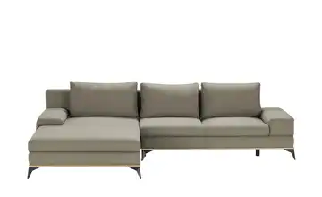 switch Ecksofa Manila links Cappuccino meliert (Grau-Braun) Erweiterte Funktion