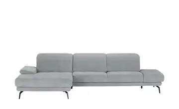 Lounge Collection Ecksofa Tessa Grau Erweiterte Funktion links