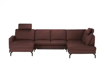 meinSofa Wohnlandschaft Grace Dunkelrot rechts