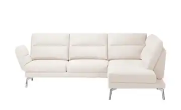 Max Schelling Ecksofa Sentence Creme rechts Erweiterte Funktion