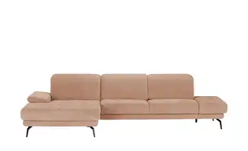 Lounge Collection Ecksofa Tessa Siena (Rosa-Orange) links Grundfunktion